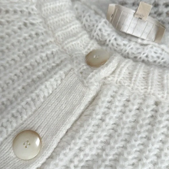 NWOT Sézane Emile Cardigan - Ecru - Size Small - Picture 2 of 13